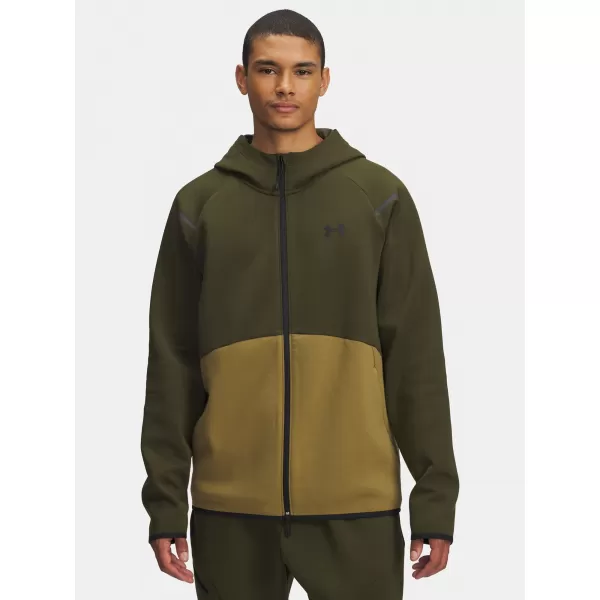  Мъжки суичър UNDER ARMOUR UA UNSTOPPABLE FLC FZ HD EU ЗЕЛЕНО 