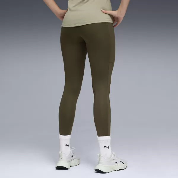  Гамаши PUMA W TAD ESSENTIAL TIGHT - HW 7/8 52589970 ТЪМНО МАСЛИНА 