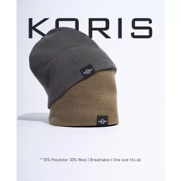  капачка PENTAGON KORIS BEANIE HAT K13036 ВЪЛК/СИВ 