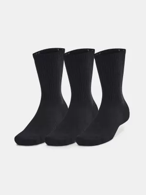 Чорапи UNDER ARMOUR UNISEX UA TC 3PK CREW 1386311-001 ЧЕРЕН