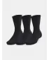 Чорапи UNDER ARMOUR UNISEX UA TC 3PK CREW 1386311-001 ЧЕРЕН