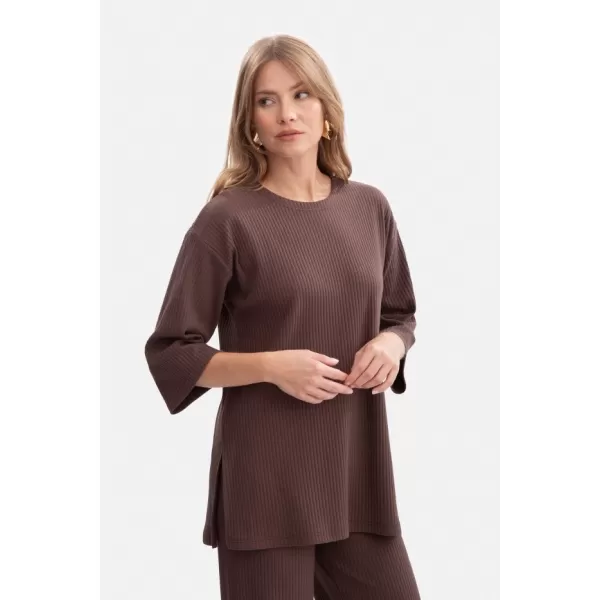  Дамска блуза BEWEAR B301 КАФЯВО 