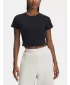 Дамска тениска UNDER ARMOUR UA RIVAL RIB BABY TEE 6000264-001 ЧЕРЕН