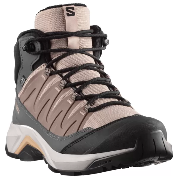  Дамски обувки SALOMON X-ADVENTURE COLDRUSH WATERPROOF W ETHEREA/IRON/МАХАГОНОВА РОЗА 