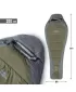 Спален чувал PENTAGON MUMMY SLEEPING BAG 360GR/M² D19003 КАФЯВО СИВО/МИКС