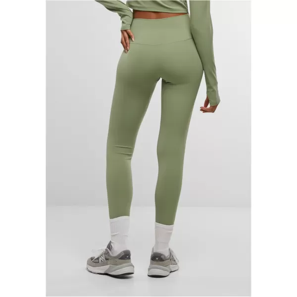  Дамски панталони URBAN CLASSICS TB7804 MATCHA GREEN 