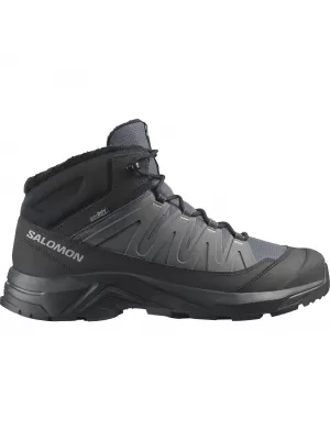 Мъжки обувки SALOMON X-ADVENTURE COLDRUSH WATERPROOF АСФАЛТ/ЧЕРЕН/СПЛАВ