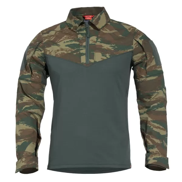  Мъжка тениска с дълъг ръкав PENTAGON RANGER SHIRT K02013 СИВ КАМУФЛАЖ 