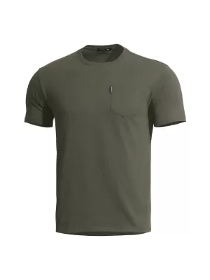 тениска PENTAGON AGERON T-SHIRT WITH POCKET K09012 КАФЯВО СИВО