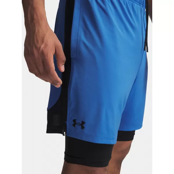  Мъжки шорти UNDER ARMOUR UA TECH VENT 2IN1 SHORT СИНЬО 