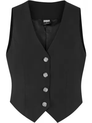 Дамски елек URBAN CLASSICS TB7195 ЧЕРЕН