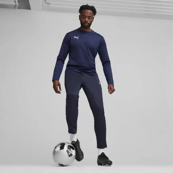  Мъжки панталон PUMA TEAMGOAL TRAINING PANT 658639_06 PUMA ТЪМНО/БЯЛО/ПЕРСИЙСКО СИНЬО 