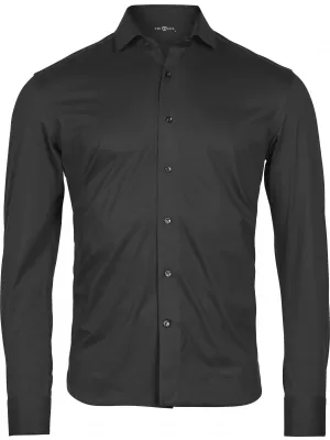 Мъжка риза TEE JAYS | TJ 4030 ЧЕРЕН