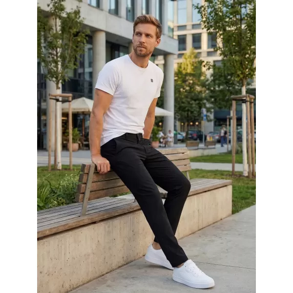  Мъжки панталон ALTISPORT ATS TROUSER SLIM-FIT ЧЕРЕН 