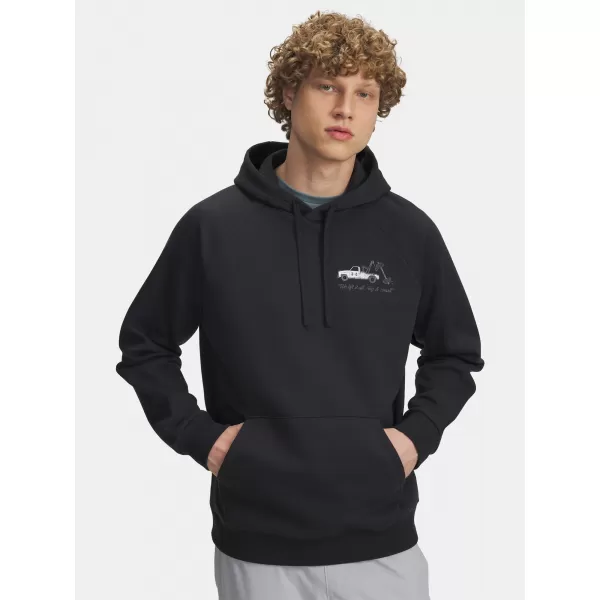  Мъжки суичър UNDER ARMOUR UA RIVAL FLEECE HBR LOGO HD 6003955-001 ЧЕРЕН 