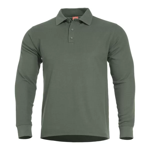  тениска PENTAGON ANIKETOS LONG POLO K09013 КАМУФЛАЖНО ЗЕЛЕНО 