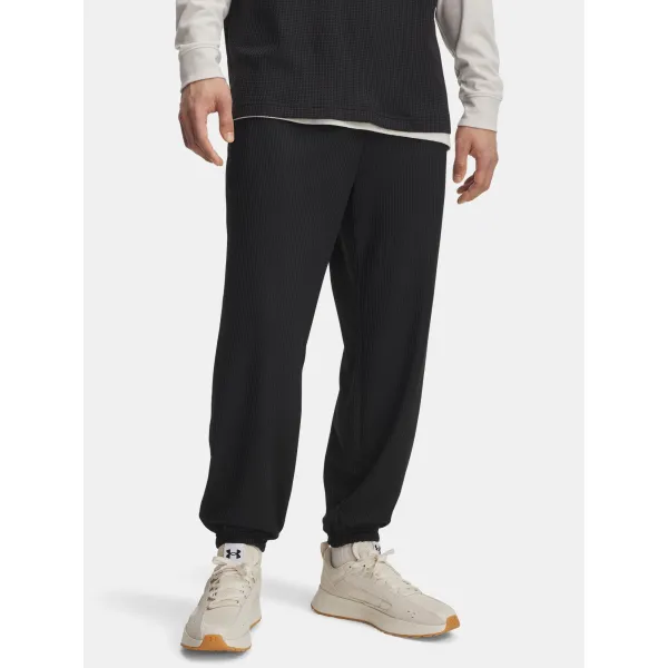  Мъжки спортен панталон UNDER ARMOUR UA RIVAL WAFFLE JOGGER 1385932-001 ЧЕРЕН 