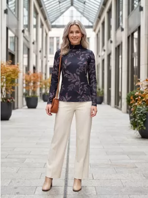 Turtleneck ALTISPORT GERDA ЧЕРНО