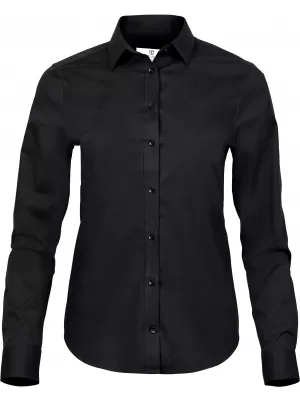 Дамска риза TEE JAYS | TJ 4025 ЧЕРЕН