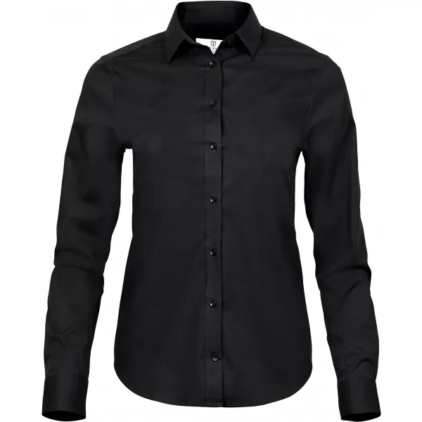  Дамска риза TEE JAYS | TJ 4025 ЧЕРЕН 