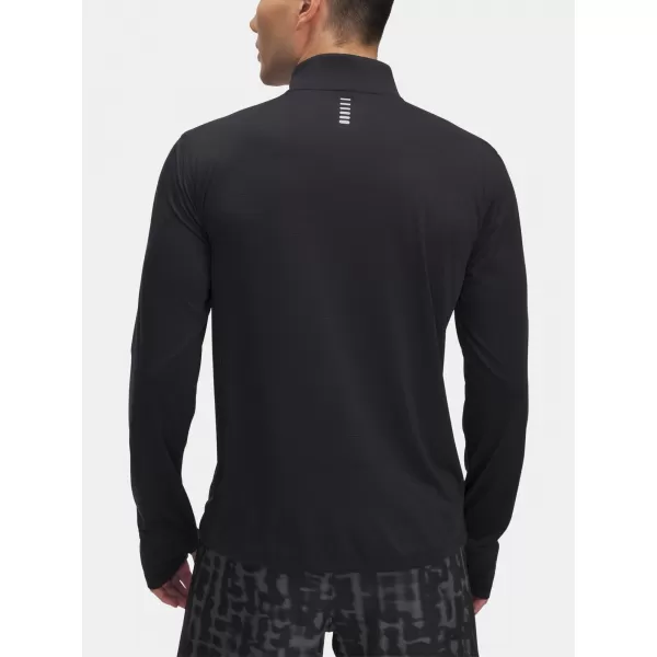  Мъжка тениска UNDER ARMOUR UA LAUNCH 1/4 ZIP 6005542-001 ЧЕРЕН 