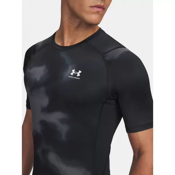  Мъжка тениска UNDER ARMOUR UA HG ARMOUR PRINTED SS 1383321-003 ЧЕРЕН 