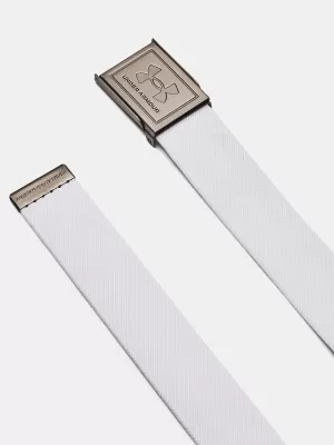 Мъжки колан UNDER ARMOUR M STRETCH WEBBING BELT 1383935-100 БЯЛО