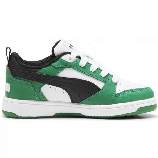  Ботуши PUMA REBOUND V6 LO PS 39383405 PUMA WHITE/PUMA BLACK/GREEN 