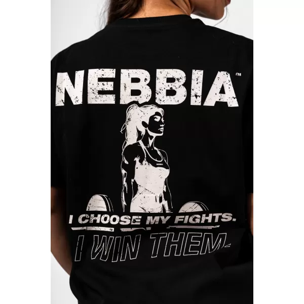  Овърсайз тениска RESET 491 BLACK Nebbia 