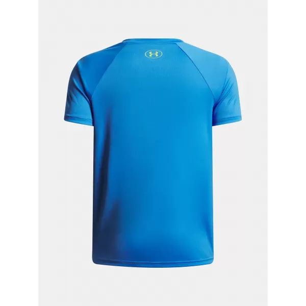  Момчешка тениска UNDER ARMOUR UA TECH SPLIT WORDMARK SS 1383010-402 СИНЬО 