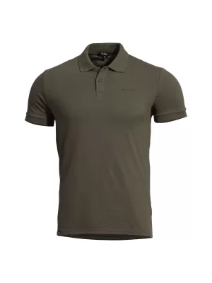 Мъжка тениска с яка PENTAGON MOTH PIQUET POLO SHIRT K09047 КАФЯВО СИВО