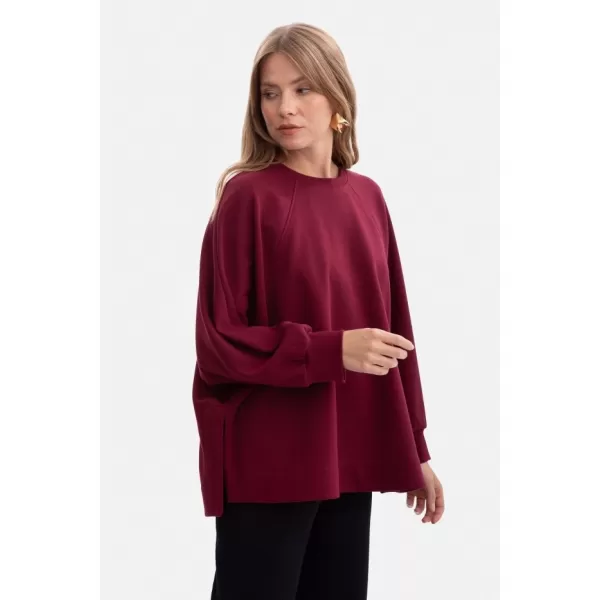  Дамски суичър BEWEAR B306 БОРДО 