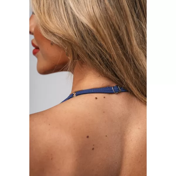 Безшевен повдигащ се спортен сутиен FLOW SEAMLESS 495 BLUE Nebbia 