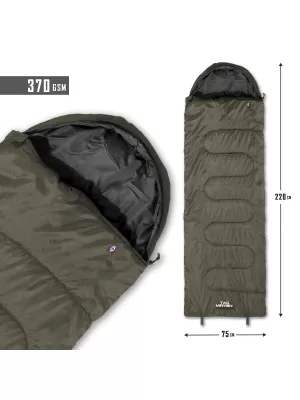 Спален чувал PENTAGON MAJOR SLEEPING BAG 370GR/M² D19002 КАФЯВО СИВО