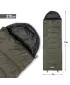 Спален чувал PENTAGON MAJOR SLEEPING BAG 370GR/M² D19002 КАФЯВО СИВО