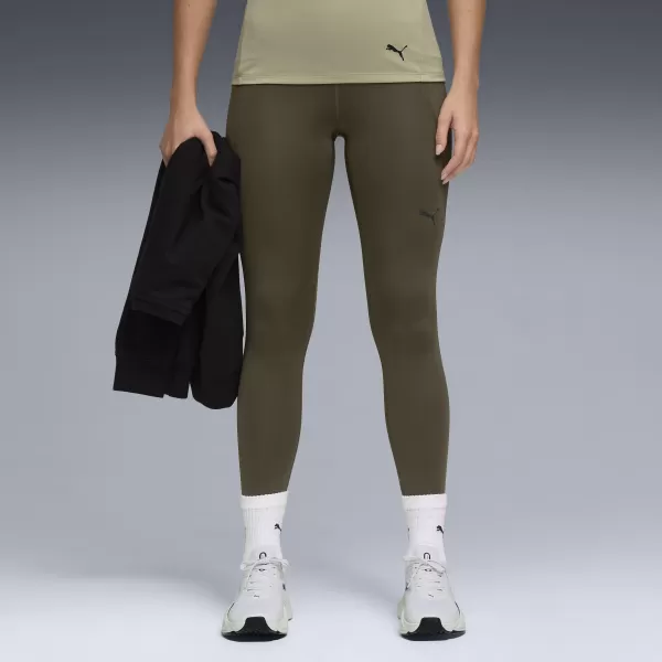 Гамаши PUMA W TAD ESSENTIAL TIGHT - HW 7/8 52589970 ТЪМНО МАСЛИНА 