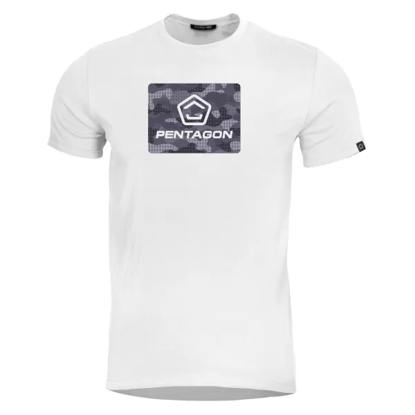  тениска PENTAGON AGERON SPOT CAMO K09012 БЯЛО 
