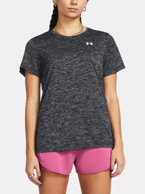 Дамска тениска UNDER ARMOUR TECH SSC- TWIST 1384230-001 ЧЕРЕН