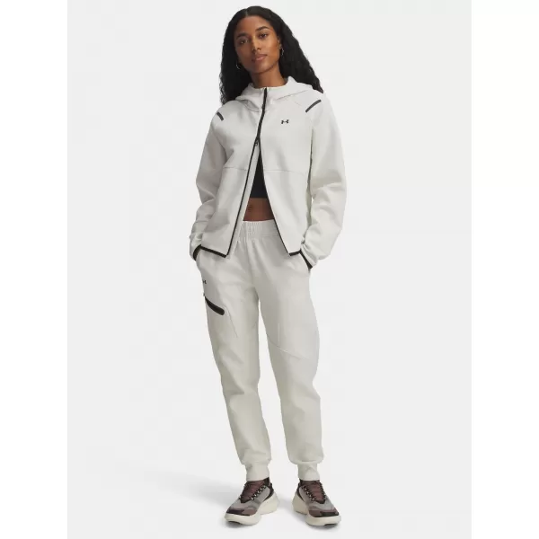  Дамски спортен панталон UNDER ARMOUR UNSTOPPABLE FLC JOGGER 1379846-110 БЯЛО 