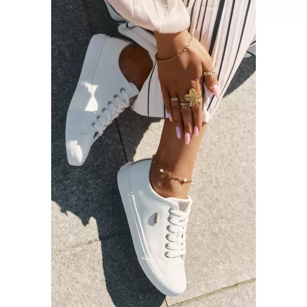  Дамски маратонки BIG STAR RR274748 WHITE Big Star Shoes 
