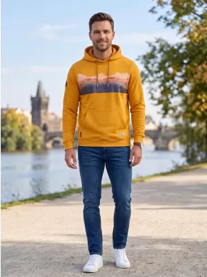 Мъжки суичър ALTISPORT GORO ГОРЧИЦА