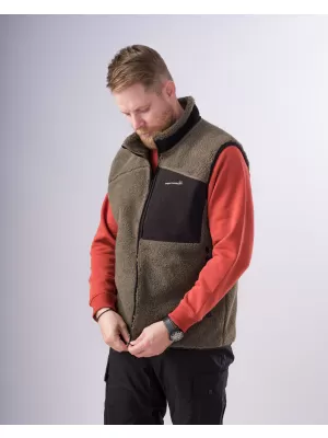 Мъжка жилетка PENTAGON SUMMIT SHERPA FLEECE VEST K04016 КАФЯВО СИВО
