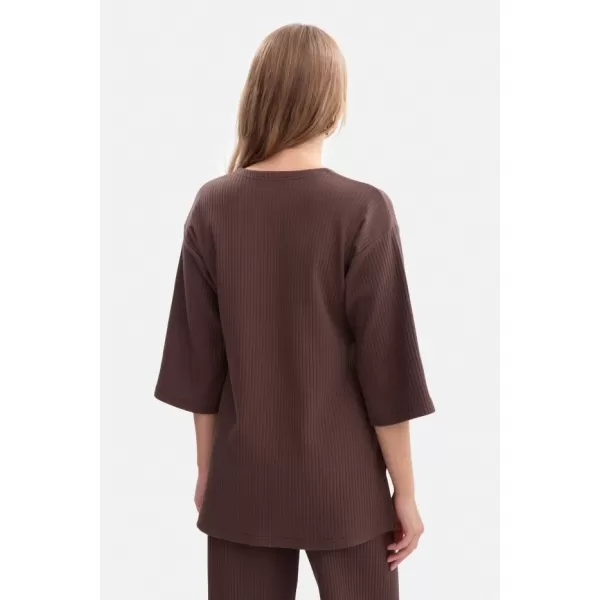  Дамска блуза BEWEAR B301 КАФЯВО 