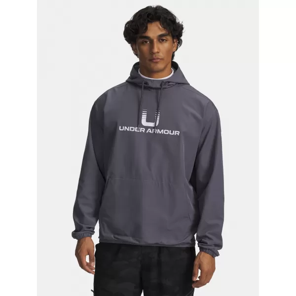  Мъжко яке UNDER ARMOUR UA UNSTOPPABLE WVN HOODIE 6003864-025 СИВО 