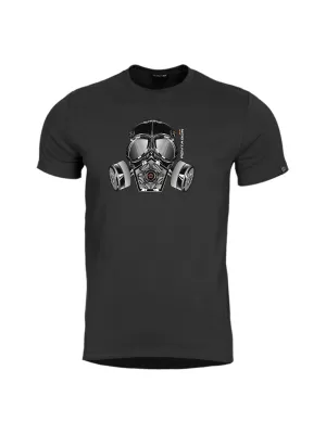 тениска PENTAGON AGERON GAS MASK K09012 ЧЕРЕН