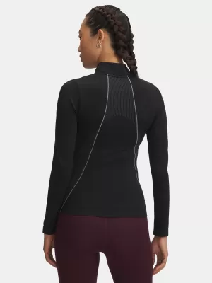 Дамска тениска UNDER ARMOUR UA VANISH SEAMLESS 1/4 ZIP 6000644-003 ЧЕРЕН