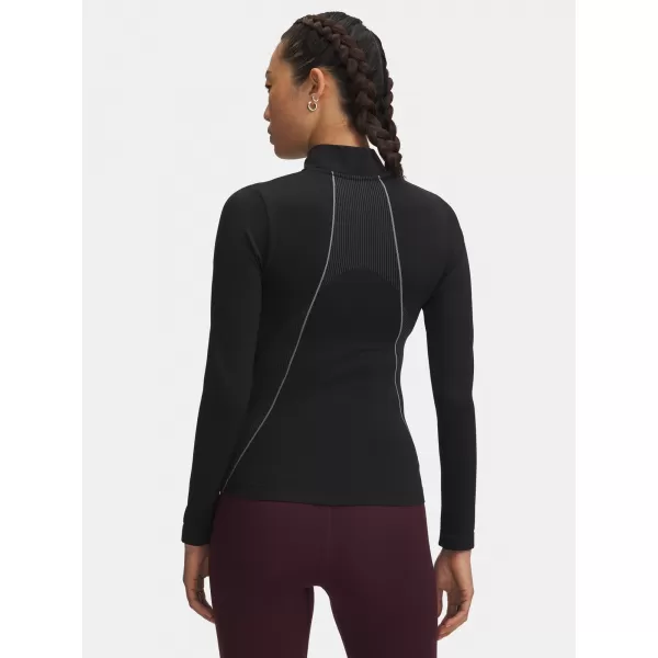  Дамска тениска UNDER ARMOUR UA VANISH SEAMLESS 1/4 ZIP 6000644-003 ЧЕРЕН 