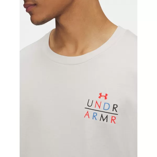  Мъжка тениска UNDER ARMOUR UA HWT MODERN SPORT OS LS 6004885-110 БЯЛО 
