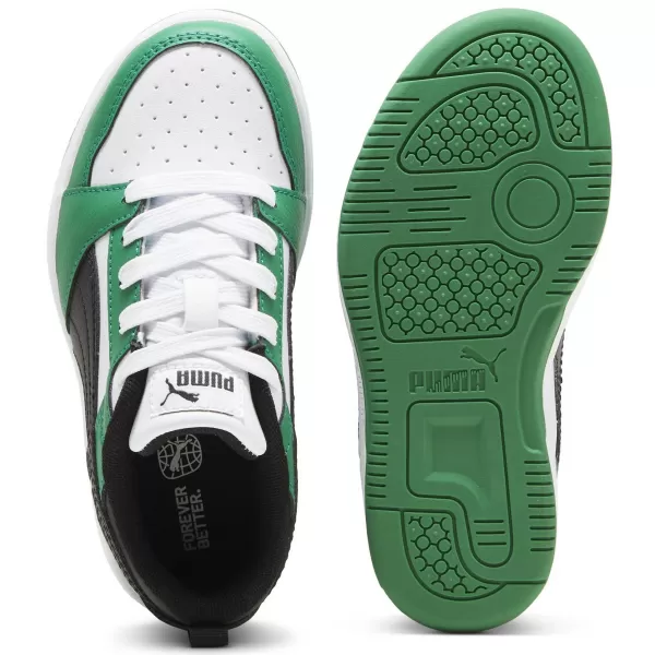  Ботуши PUMA REBOUND V6 LO PS 39383405 PUMA WHITE/PUMA BLACK/GREEN 