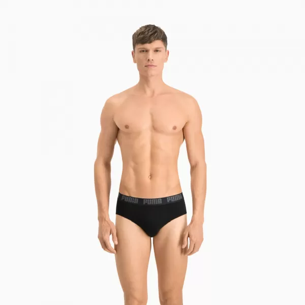 Мъжки брифи PUMA BASIC BRIEF 2P 88910006 ЧЕРНО/ЧЕРНО 